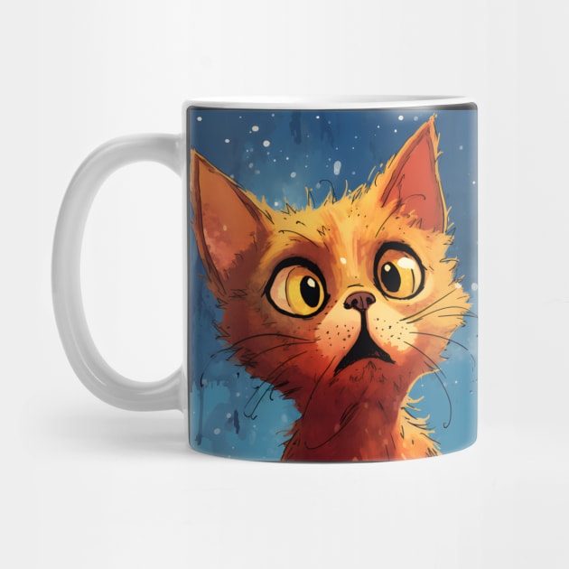 No thoughts Cat by VisionDesigner